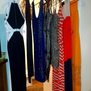 Jumper and maxi dresses